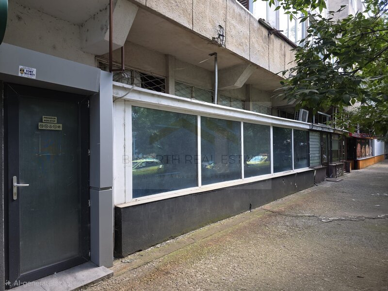 Craiova Spatiu comercial 100 mp, vitrina 10 m, zona cu vad  Constantin Brancoveanu