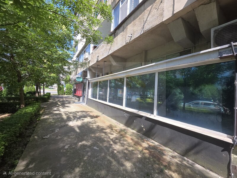Craiova Spatiu comercial 100 mp, vitrina 10 m, zona cu vad  Constantin Brancoveanu